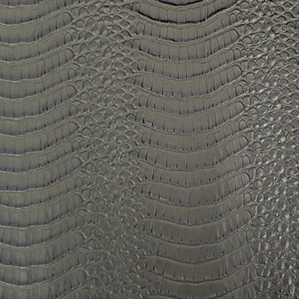 Lederimitat Krokodil gl&auml;nzend