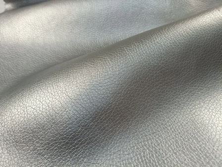 Lederimitat metallic