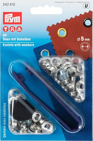 Prym &Ouml;sen mit Scheiben 5mm