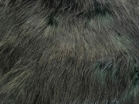 Langhaar Fellimitat schwarz-gr&uuml;n