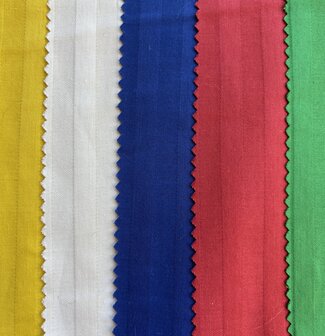 Baumwolle uni gestreift