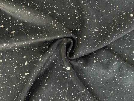 Chiffon Stoff schwarz