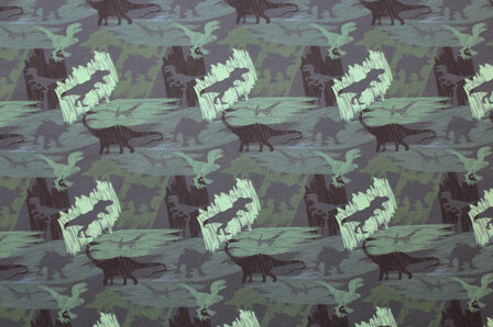 Baumwolljersey Dinosaurier