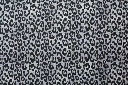 Baumwolljersey Gepard grau