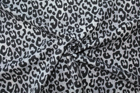 Baumwolljersey Gepard grau