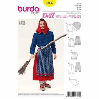Burda Schnittmuster, Hexe