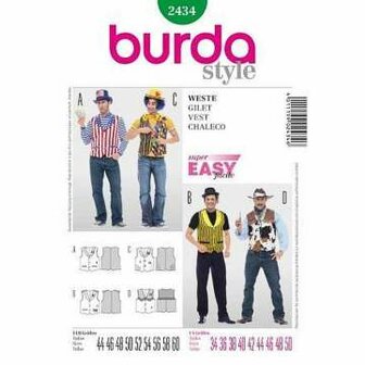 Burda Schnittmuster, Weste