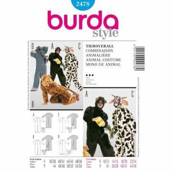 Burda Schnittmuster, Tieroverall