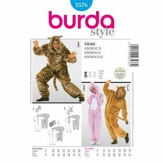 Burda Schnittmuster, Tiere