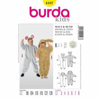 Burda Schnittmuster, Kinder Maus und Hund