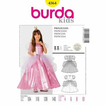 Burda Schnittmuster, Kinder Prinzessin