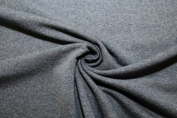 French Terry Jeansblau 