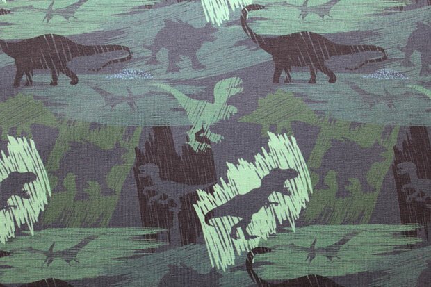 Baumwolljersey Dinosaurier