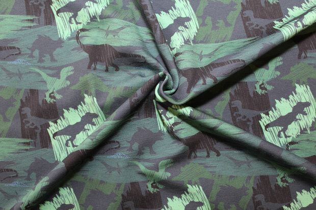 Baumwolljersey Dinosaurier