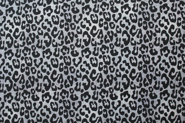 Baumwolljersey Gepard grau