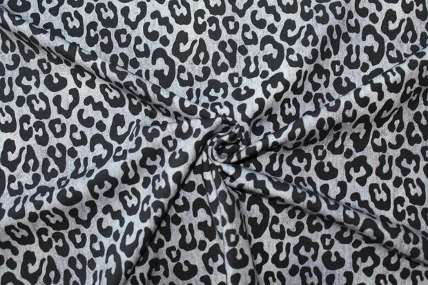 Baumwolljersey Gepard grau