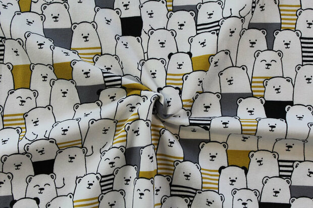 Baumwolljersey B&auml;renbande