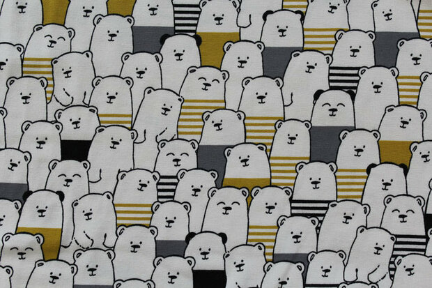 Baumwolljersey B&auml;renbande