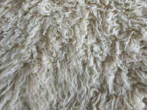 Langhaar Fellimitat Beige