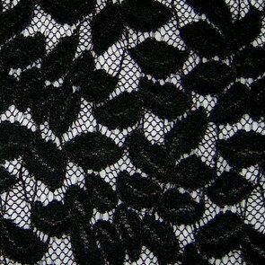 Spitzenstoff Blätter 