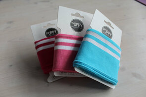 Poppy Strickbündchen gestreift