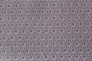 Gewachster Stoff Blume lila