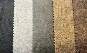 Lederimitat Stoff uni