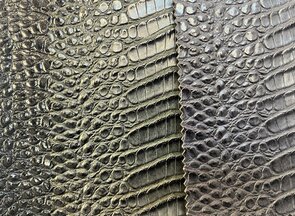 Lederimitat Krokodil glänzend