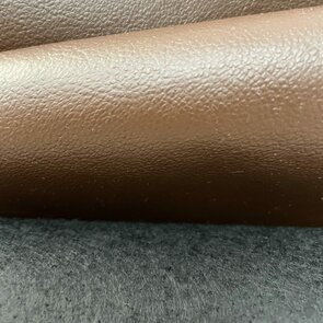 Lederimitat dunkelbraun