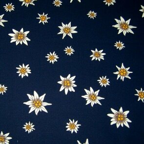 Edelweiss Baumwolle blau