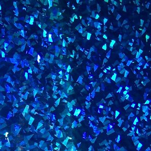 Folie Glitzer blau