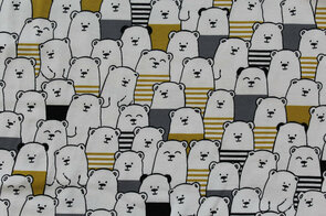 Baumwolljersey Bärenbande