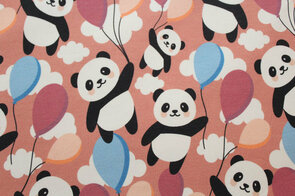 Baumwolljersey Pandas