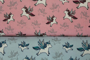 Baumwolljersey Einhorn