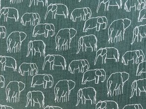 Elefanten grün