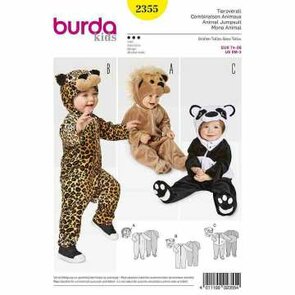 Burda Schnittmuster, Kinder Tieroverall