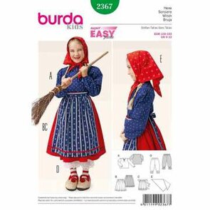 Burda Schnittmuster, Kinder Hexe 