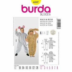 Burda Schnittmuster, Kinder Maus und Hund